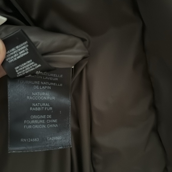 Rudsak Atelier Noir Down Parka Jacket with natural fur, size S, great condition - Picture 9 of 9